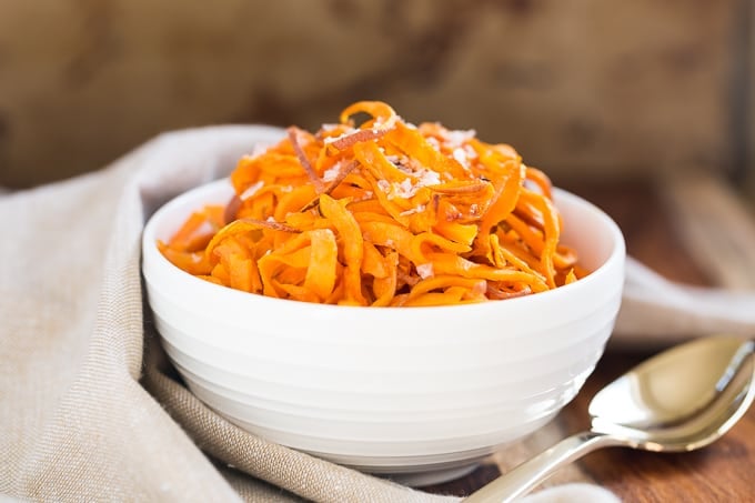 Delicious Roasted Sweet Potato Noodles: A Healthy 3-Ingredient Meal